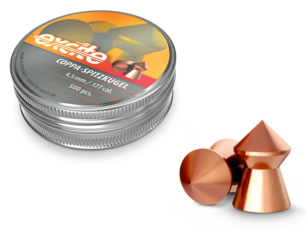 Excite Coppa Spitzkugel 4.50mm Airgun Pellets tin of 500